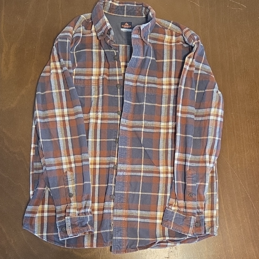 Men's Plaid Casual Button Down Shirt